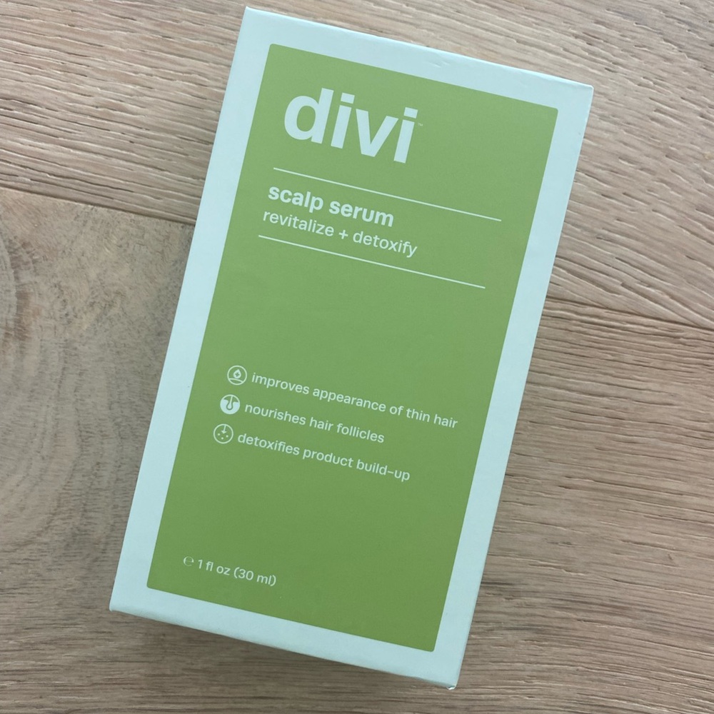 New in box Divi scalp serum